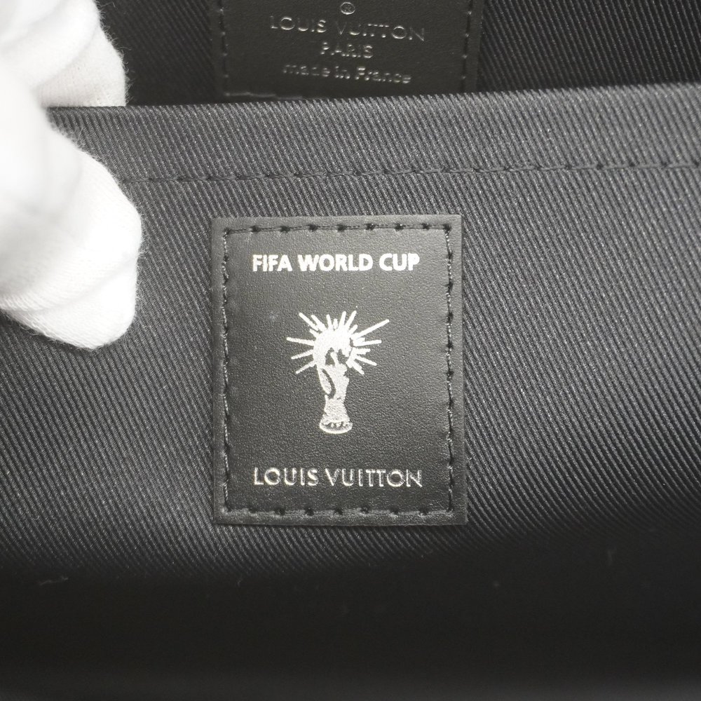 Auth Louis Vuitton Clutch Bag Epi Pochette Jules GM FIFA World Cup Limited M6... - Picture 5 of 7
